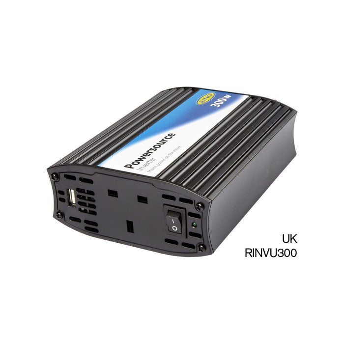 Ring RINVU300 Powersource 300w Inverter with USB Power Inverter Car DC 12V to 23