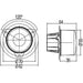 Hella LED-Reverse Light 12V 2ZR 011 172-107 Hella  - Dynamic Drive