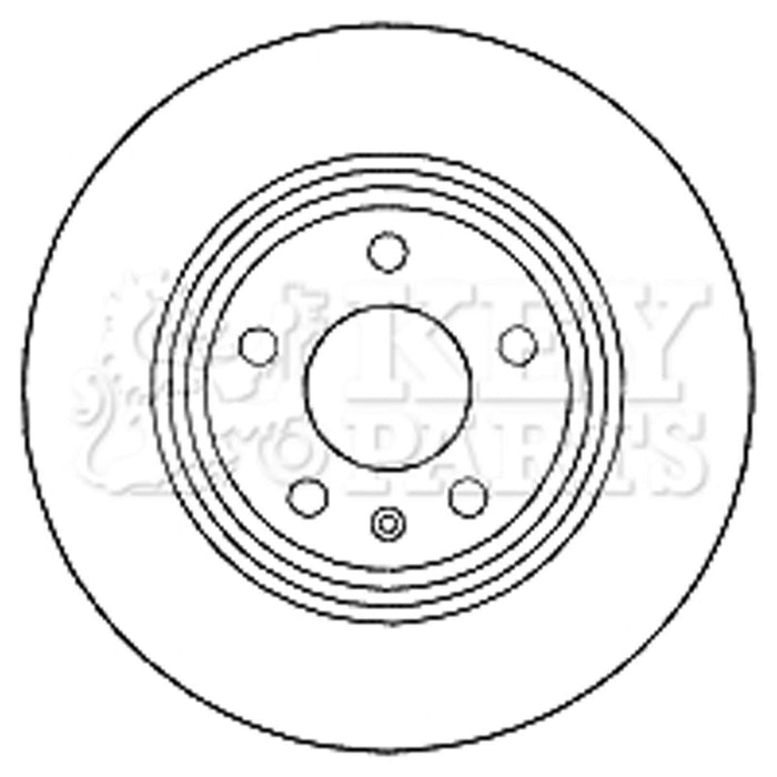 Genuine Key Parts KBD4635 Brake Disc Pair (Rear)