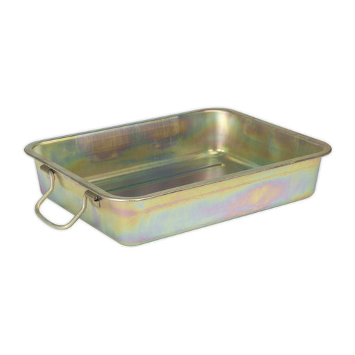 Sealey Metal Drain Pan 9L DRPM1 Sealey  - Dynamic Drive