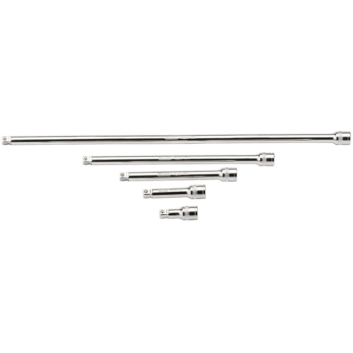 Draper Wobble Extension Bar Set, 3/8" Sq. Dr., Micro Satin Chrome (5 Piece) Draper  - Dynamic Drive