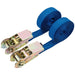 1x 2 Piece Draper 250Kg Ratcheting Tie Down Strap Sets 4.5M x 25mm - 60966 Draper  - Dynamic Drive