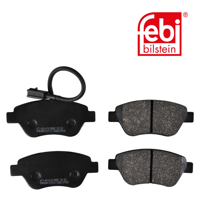 Genuine FEBI Front Brake Discs & Pads Set Vented for Fiat Grande Punto