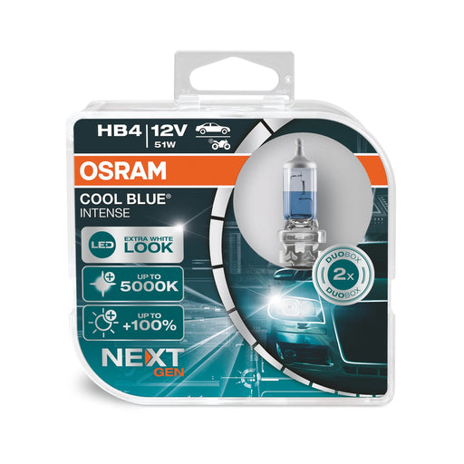 Osram COOL BLUE INTENSE HB4, 100% more brightness, up to 5,000K, halogen headlig Osram  - Dynamic Drive