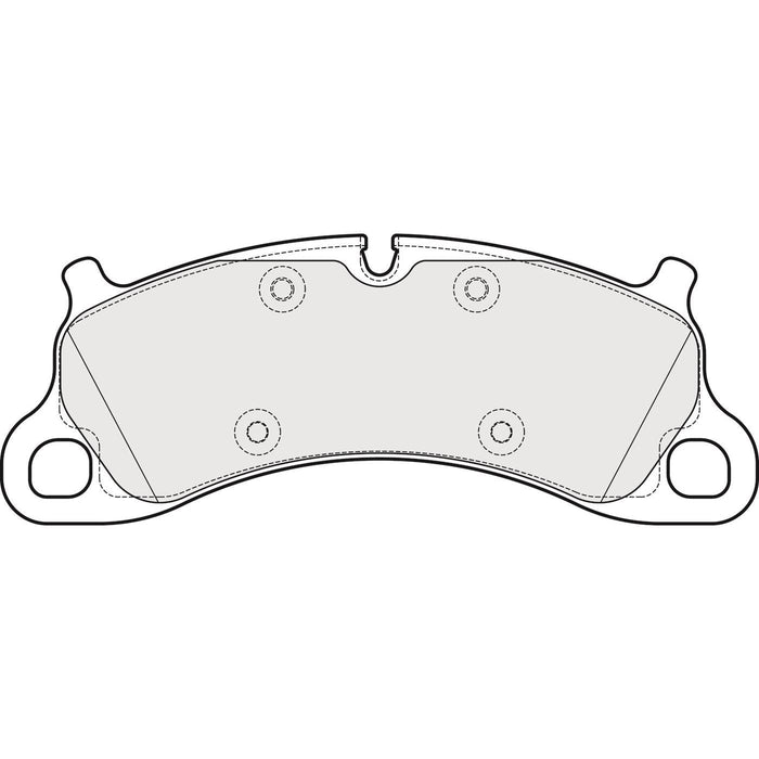 Apec Brake Pads Front Fits Porsche 911 Boxster Apec  - Dynamic Drive