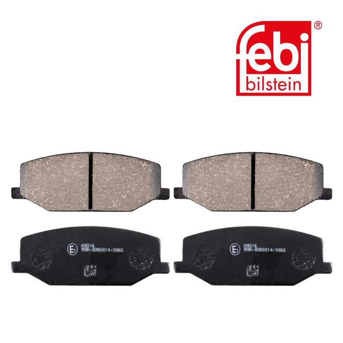 Genuine FEBI Front Brake Discs & Pads Set Solid for Suzuki Jimny