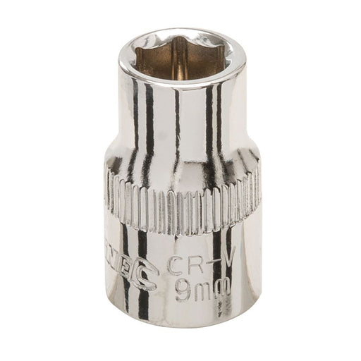 Silverline Socket 3/8" Drive 6pt Metric 9mm Silverline  - Dynamic Drive