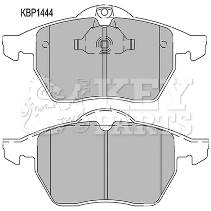 Genuine Key Parts KBP1444 Front Brake Pads (Ate-Teves)