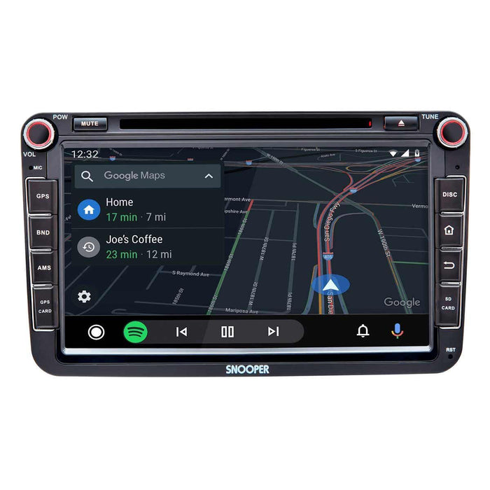 Snooper SMH 580VW 8" Multimedia Player with Advanced Smartphone Control for VW