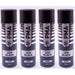 4 X Autotek Satin Black Paint Spray Aerosol 500Ml High Coverage Satin Black Autotek  - Dynamic Drive