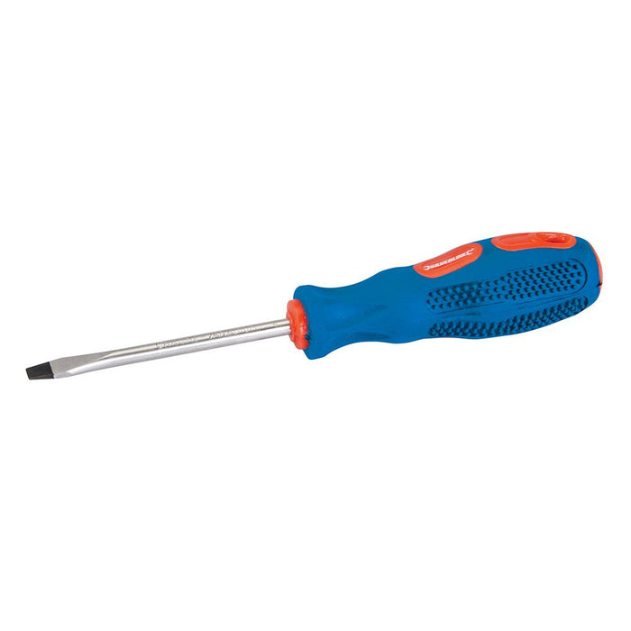 Silverline General Purpose Screwdriver Slotted Flared 5 x 75mm Silverline  - Dynamic Drive