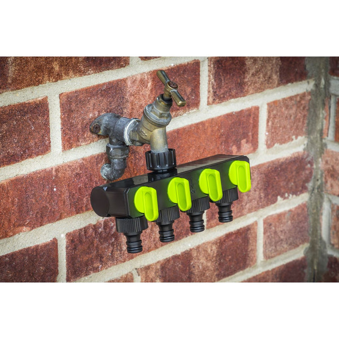 Sealey 4-Way Garden Water Distributor JS349 Sealey  - Dynamic Drive