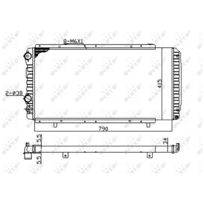 NRF Radiator 52062A