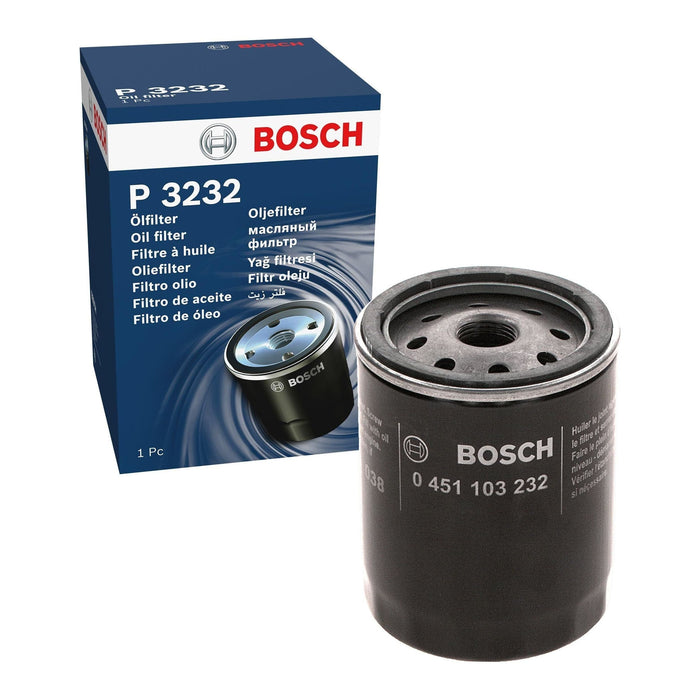 Genuine Bosch Car Oil Filter P3232 fits Vauxhall Astramax - 1.7 - 89-94 04511032