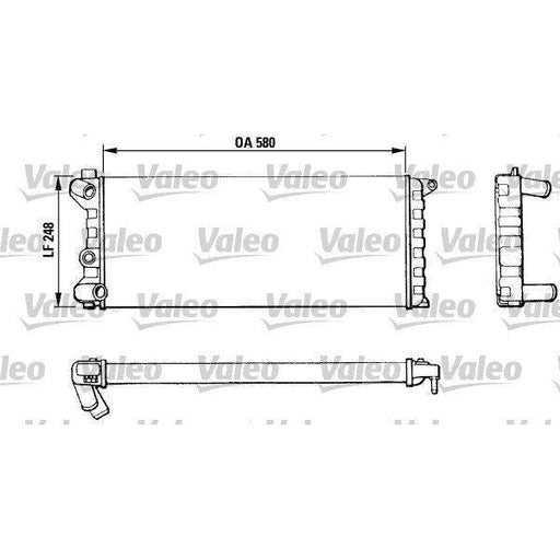 Genuine Valeo fits Radiator Fiat Panda Mq91 1000 Ie Valeo  - Dynamic Drive