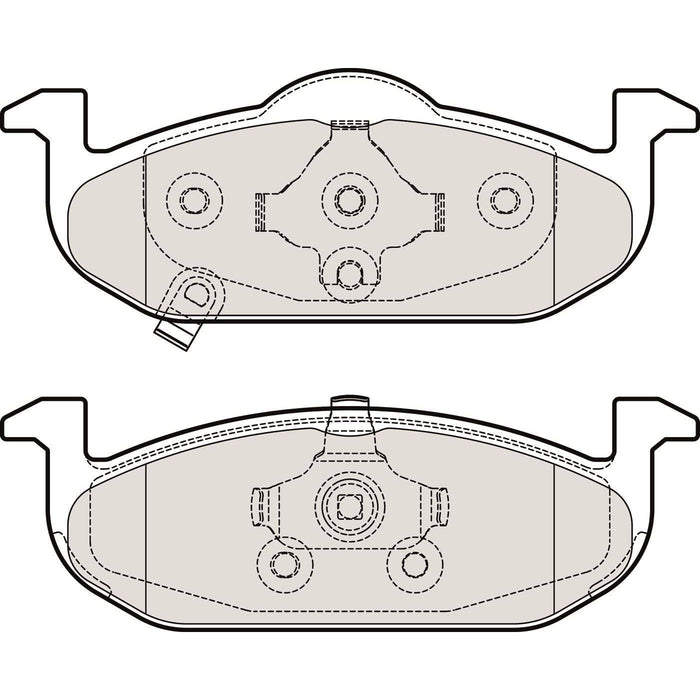 Apec Brake Pads Front Fits Mg Mg3