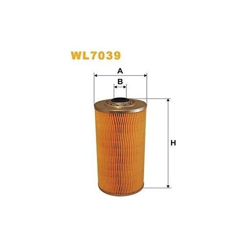 Genuine WIX Oil Filter Cartridge Metal Ends WL7039 Wix Filters  - Dynamic Drive