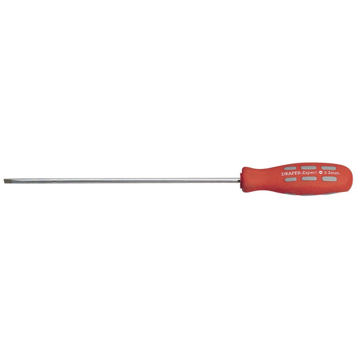 Draper Plain Slot Parallel Tip Mechanic's Screwdriver, 150 x 3.2mm (Sold Loose) Draper  - Dynamic Drive