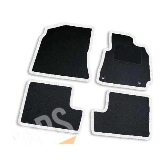 Tailored White Trim Carpet Mats Toyota Rav 4 02-06 + Clips 02 03 04 05 06 UKB4C  - Dynamic Drive