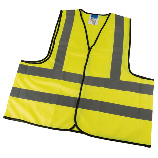 Draper High Visibility Traffic Waistcoat to EN471 Class 2L, Extra Large 73742 Draper  - Dynamic Drive