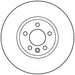 Genuine TRW Brake Disc (Single) DF6124S TRW  - Dynamic Drive