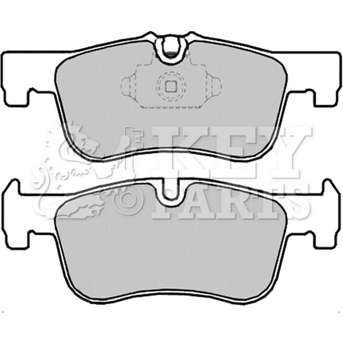 Genuine Key Parts KBP2346 Front Brake Pads (Ate-Teves)