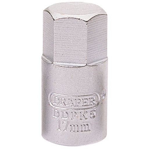 Draper Hexagon Drain Plug Key, 3/8 Sq. Dr., 17mm 38323 Draper  - Dynamic Drive