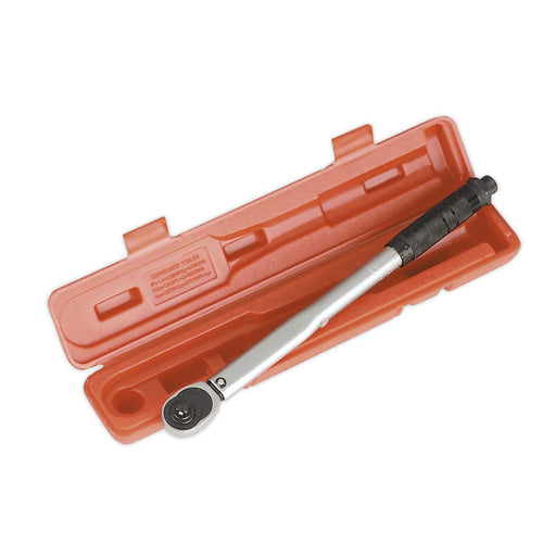 Sealey Torque Wrench Micrometer Style 3/8"Sq Drive 7-112Nm(5-83lb.ft) Calibrated Sealey  - Dynamic Drive