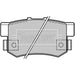 Genuine Borg & Beck Rear Brake Pads fits Honda CivicShuttleStream BBP1656 Borg & Beck  - Dynamic Drive