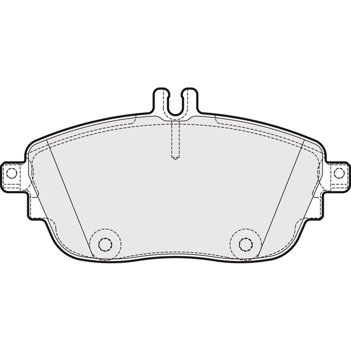 Apec Brake Pads Front Fits Infiniti Q Qx Mercedes A Class B Cla Gla