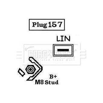 Genuine Borg & Beck Alternator fits Volvo S60S80V70Xc70Xc90 BBA2558