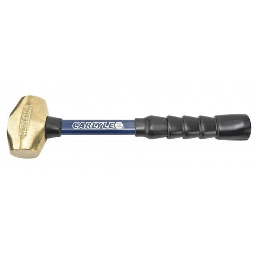 Carlyle Hand Tools Brass Hammer - Fiberglass Handle - 12in. - 3 lb Carlyle Hand Tools  - Dynamic Drive