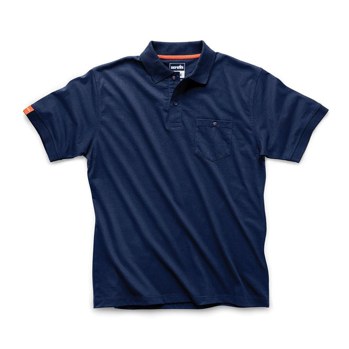 Scruffs Eco Worker Polo Navy L T55468 Scruffs  - Dynamic Drive