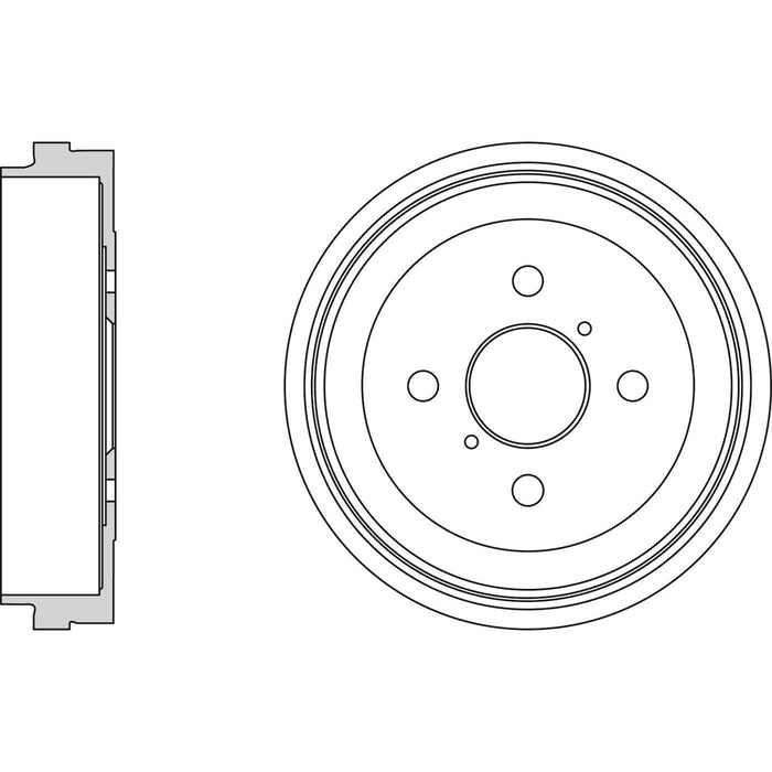 Apec Brake Drum Rear Fits Toyota Vitz Yaris