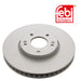 Genuine FEBI Front Brake Discs & Pads Set Vented for Hyundai ix35 Febi Bilstein  - Dynamic Drive