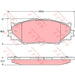 Trw Brake Pads (Front) (R90) GDB3410 TRW  - Dynamic Drive