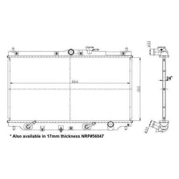 NRF Radiator 517722