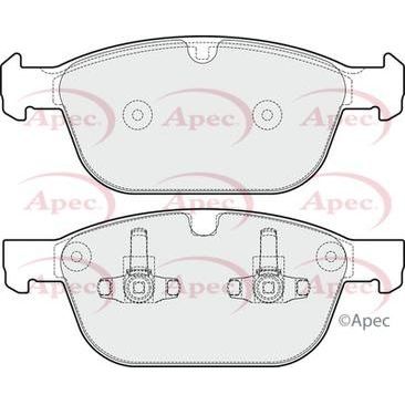 Apec Brake Pads Front Fits Volvo Xc60 Xc90