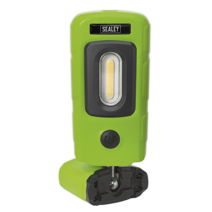 Sealey Rechargeable 360 Inspection Light 3W COB & 1W SMD LED Green Lithium-Polym Sealey  - Dynamic Drive