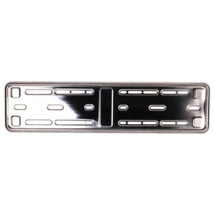 2x E-Tech Stainless Steel Car Registration Number Plate Holder Surround Frame E-Tech  - Dynamic Drive