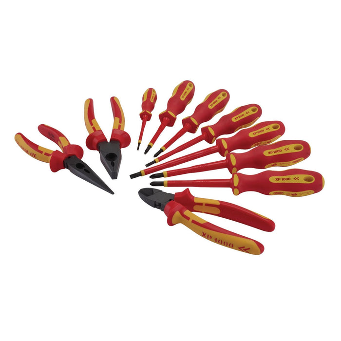 Draper XP1000 VDE Screwdriver and Pliers Set (10 Piece) 94859