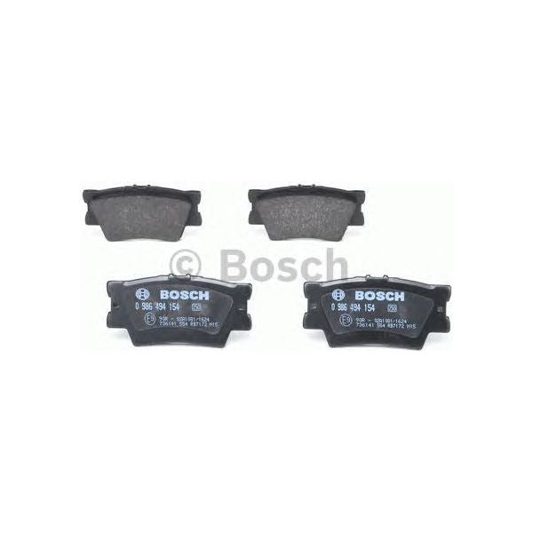 Genuine Bosch Brake Pad Set Bp1065 fits Toyota RAV 4 D4d - 2.2 - 06-12 098649415