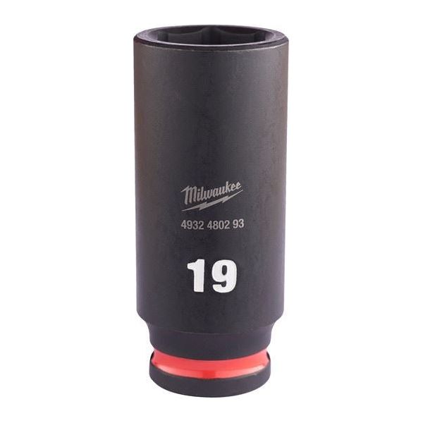 Milwaukee 19Mm 3/8 Impact Socket Deep-1Pc Ne 4932480293