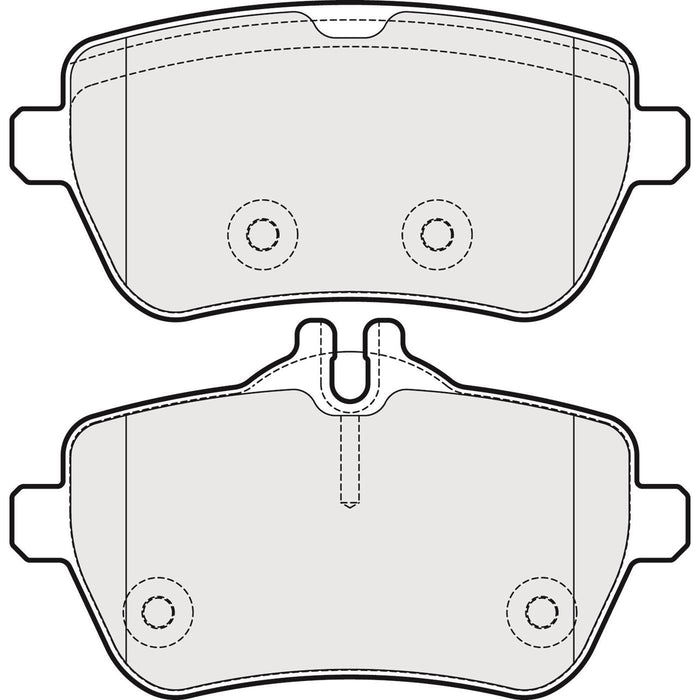 Apec Brake Pads Rear Fits Mercedes S Class Sl Apec  - Dynamic Drive