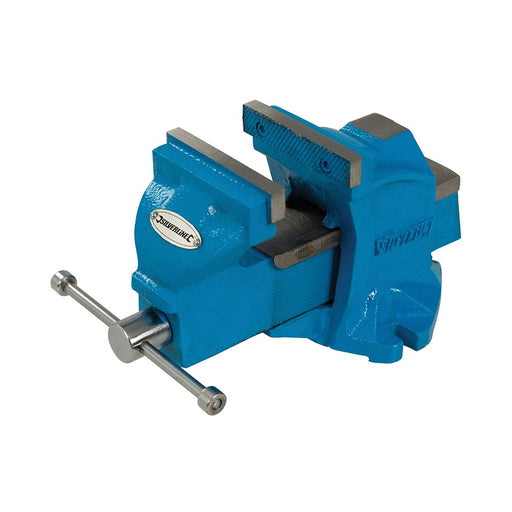 Silverline Workshop Vice 100mm (4") Jaw Capacity 100mm / 8kg Silverline  - Dynamic Drive