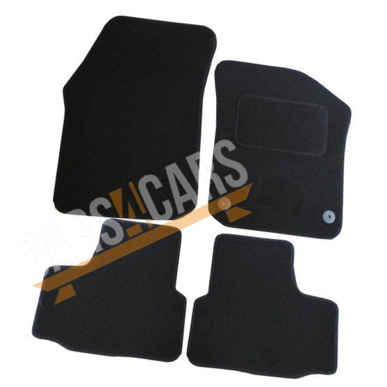 Fully Tailored Green Trim Carpet Mats fits for VW Up 12 > Set of 4 With 2 Clips UKB4C  - Dynamic Drive