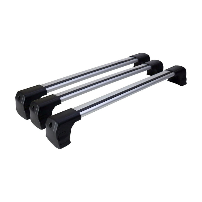 Aluminium Roof Bars Rack Silver fits Volkswagen T5 & T6 Transporter 2003- Omtec  - Dynamic Drive