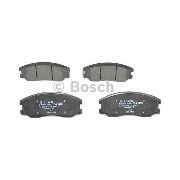 Genuine Bosch Brake Pad Set Bp1122 fits Vauxhall Antara CDTi - 2.2 - 10- 0986494