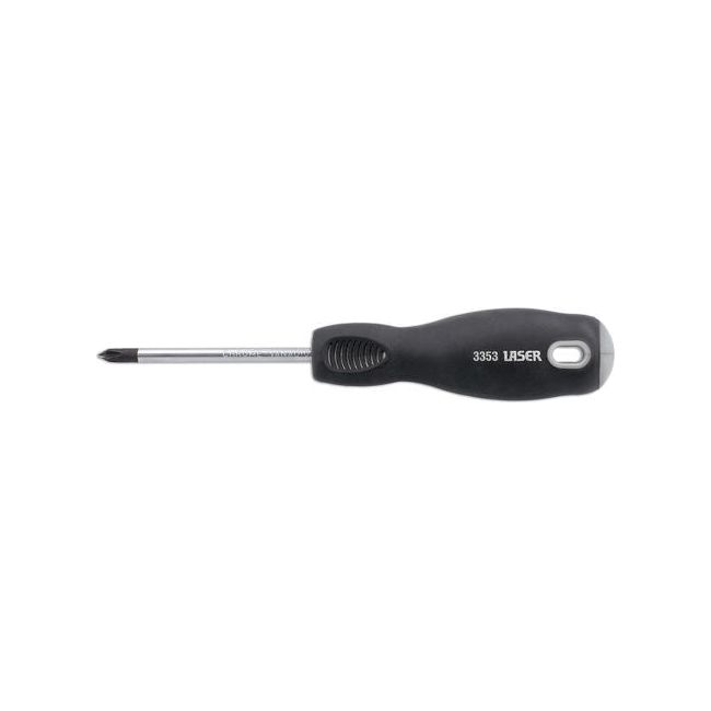 Laser Phillips Screwdriver Ph1 x 75mm 3353 Laser Tools  - Dynamic Drive