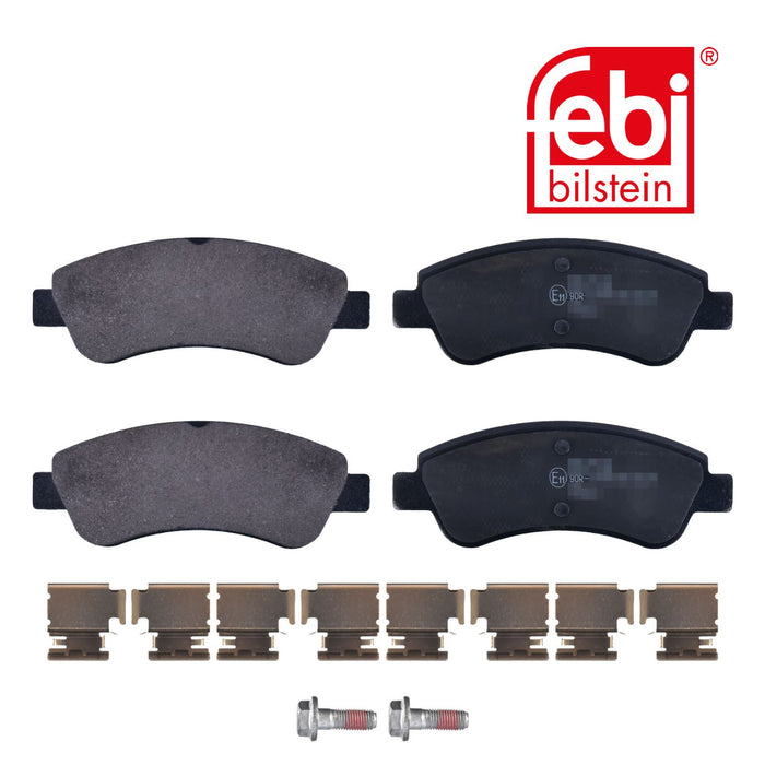 Genuine FEBI Front Brake Discs & Pads Set Vented for Citroen Berlingo